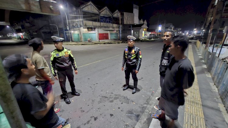 Patroli Lantas Malam Hari, Cegah Pelanggaran dan Tindak Balap Liar