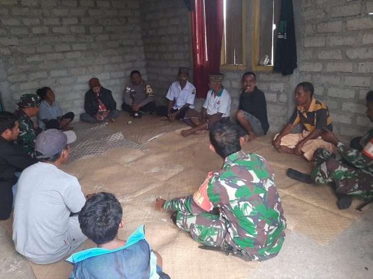 Bhabinkamtibmas dan Babinsa Bersinergi Damping Keluarga ODGJ