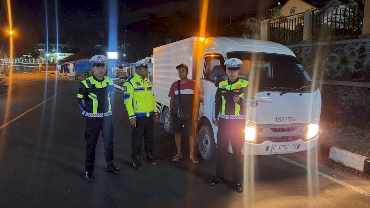 Cegah Pelanggaran dan Balap Liar, Lantas Gencarkan Patroli Malam