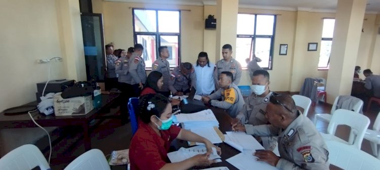Polres Manggarai Gelar Rikkes Berkala: Jaga Kesehatan, Tingkatkan Profesionalisme