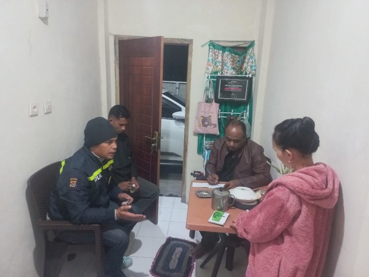 Bhabinkamtibmas Tindak Lanjuti Laporan Penganiayaan Di Kos-Kosan