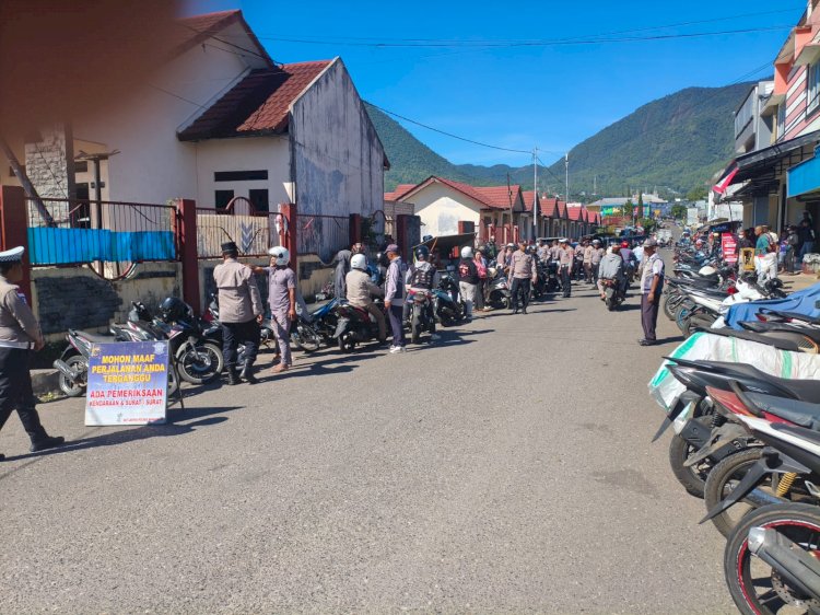 Operasi Patuh Turangga 2025, Polres Manggarai Tindak 739 Pelanggar Demi Wujudkan Ketertiban Lalu Lintas