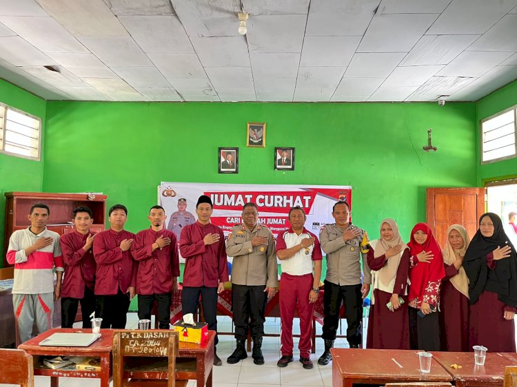 Jumat Curhat Di Mts Amanah Ruteng, Polres Manggarai Dekatkan Diri Dengan Siswa