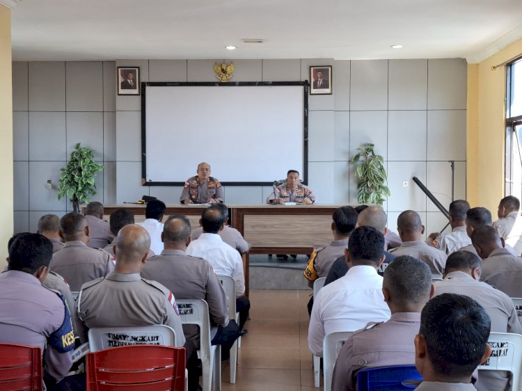 Penguatan Kapasitas dan Mitigasi Risiko Melalui Anev ABK di Polres Manggarai