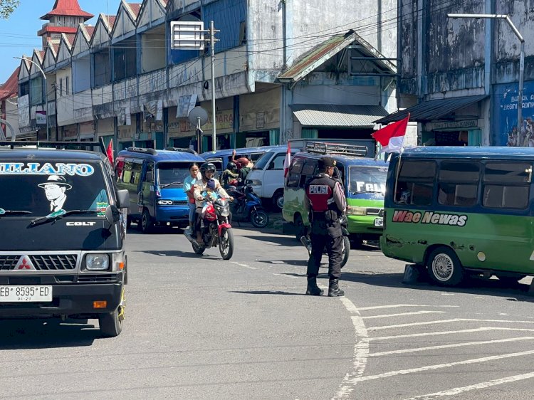Sat.Samapta: Patroli Dialogis dan Pengaturan Lalu Lintas di Sejumlah Titik Kota