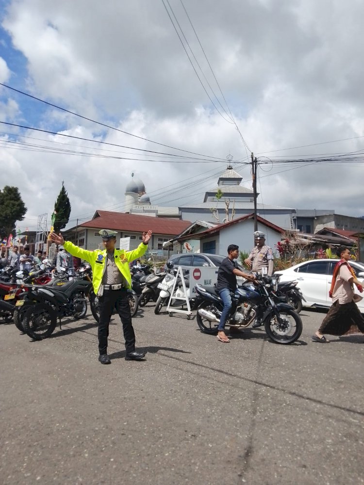 Pengamanan Sholat Jumat, Wujud Pelayanan Polri kepada Masyarakat