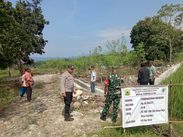 Monitoring dan Evaluasi Pembangunan Fisik APBDes Desa Ceka Luju Tahun 2025
