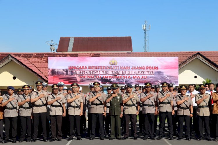 Upacara Memperingati Hari Juang Polri Tingkat Polres Manggarai Tahun 2025