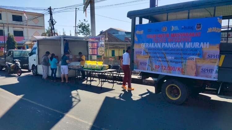 Polres Manggarai Gerakan Pangan Murah: Bersama untuk Kesejahteraan Rakyat