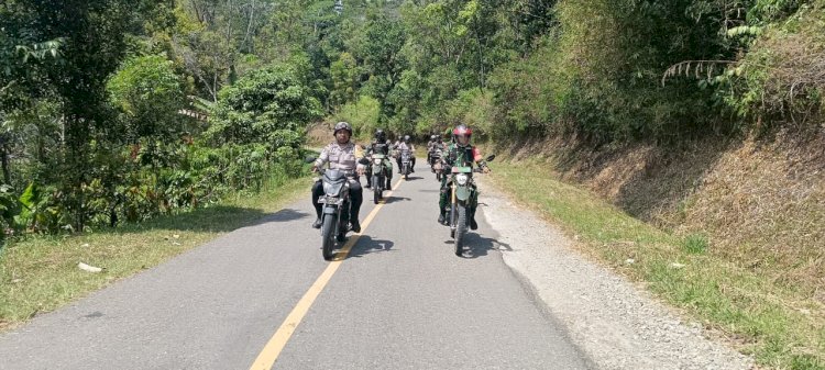 Polsek Cibal Gelar Patroli Gabungan Wujudkan Kamtibmas Kondusif