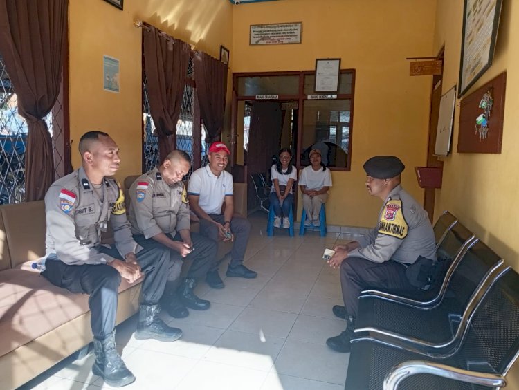Bhabinkamtibmas Polres Manggarai Laksanakan Pengamanan dan Pengawalan Kegiatan Masyarakat