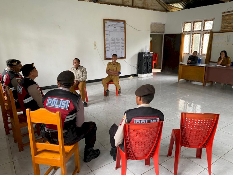 Sat Samapta Polres Manggarai Gelar Patroli Dialogis Jelang Tour De En Te Te