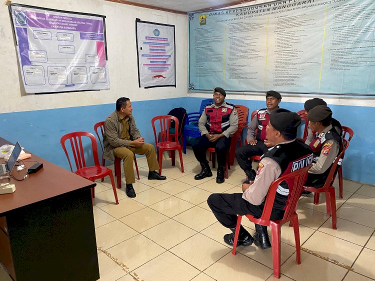 Sat Samapta Polres Manggarai Gelar Patroli Dialogis Jelang Tour De En Te Te