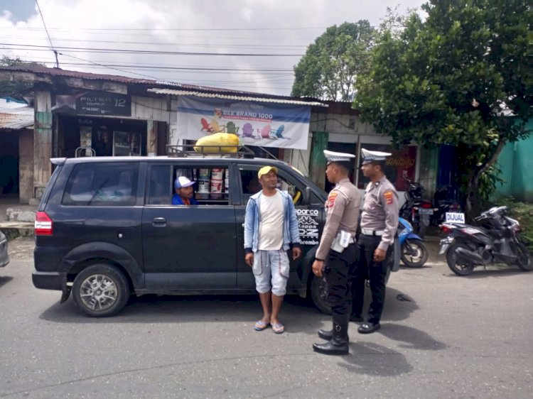 Sat Lantas Polres Manggarai Gelar Patroli KRYD dan Himbauan Jelang Event Internasional Tour De Entete