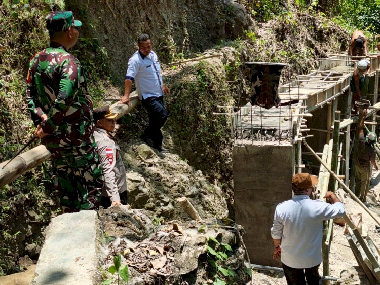 Kapolres Manggarai Hadiri Pembukaan TMMD di Desa Persiapan Bangka Gumbang, Wujud Sinergi TNI–Polri dan Pemerintah Daerah Bangun Irigasi Pertanian