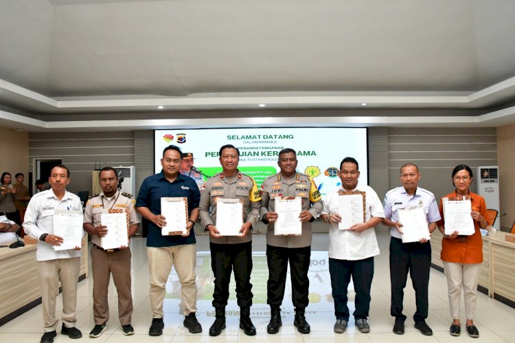 Polda NTT Teken Sejumlah Perjanjian Kerja Sama, Perkuat Sinergi Dukung Ketahanan Pangan dan Pengembangan SDM Polri.
