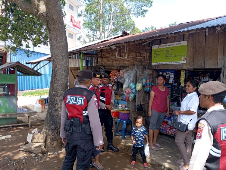 Cegah Gangguan Kamtibmas, Sat Samapta Polres Manggarai Laksanakan Patroli Dialogis di Sejumlah Wilayah Kota Ruteng