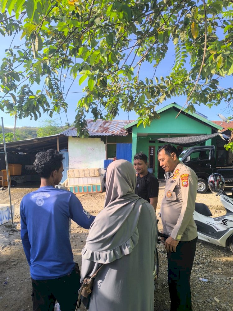 Polairud Polres Manggarai Ajak Nelayan Jaga Keselamatan dan Waspadai TPPO di Wilayah Pesisir Reo