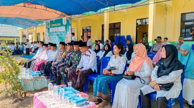 Polsek Reo Hadiri Upacara Hari Santri Nasional 2025 di Lapangan MAN 1 Manggarai