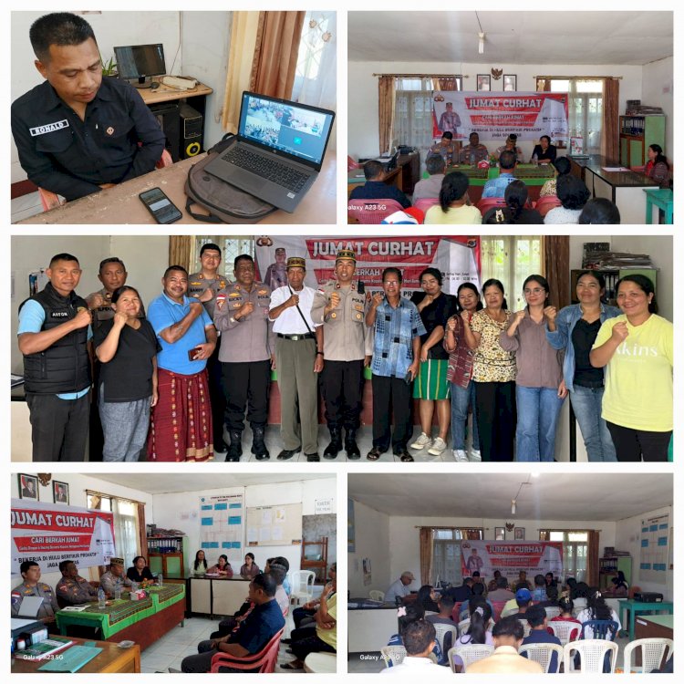 POLRES MANGGARAI GELAR JUMAT CURHAT DI KELURAHAN WATU, SERAP ASPIRASI DAN PERKUAT KOLABORASI DENGAN MASYARAKAT