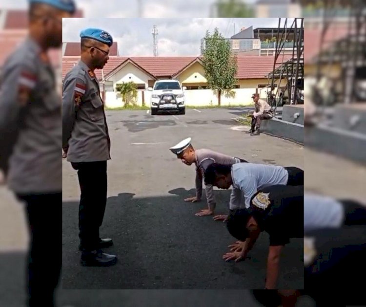 Kasi Propam Polres Manggarai Beri Tindakan Disiplin kepada Anggota yang Lalai Laksanakan Tugas Pengaturan Lalu Lintas