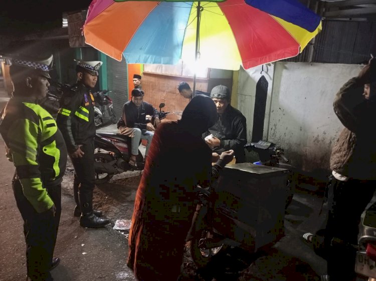 Sat Lantas Polres Manggarai Gelar Patroli Malam Antisipasi Balap Liar dan Parkir Liar di Wilayah Hukum Polres Manggarai