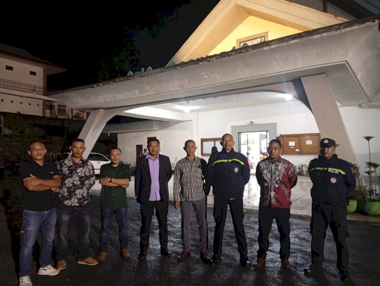 Cegah Potensi Gangguan, Bhabinkamtibmas Langke Rembong Lakukan Pengamanan Pesta Pernikahan di Gedung Asumpta Katedral Baru Ruteng