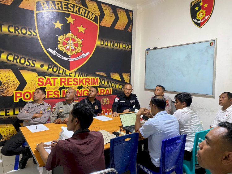 SATUAN RESKRIM POLRES MANGGARAI GELAR PERKARA PENETAPAN TERSANGKA KASUS PENYALAHGUNAAN BBM BERSUBSIDI