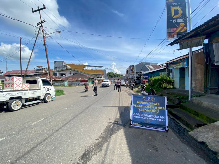 SATUAN LALU LINTAS POLRES MANGGARAI LAKSANAKAN OPERASI ZEBRA TURANGGA 2025, KEDEPANKAN  UPAYA PERSUASIF, EDUKATIF DAN HUMANIS.