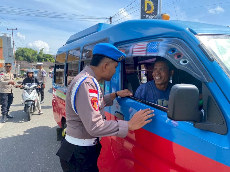 SATUAN LALU LINTAS POLRES MANGGARAI LAKSANAKAN OPERASI ZEBRA TURANGGA 2025, KEDEPANKAN  UPAYA PERSUASIF, EDUKATIF DAN HUMANIS.