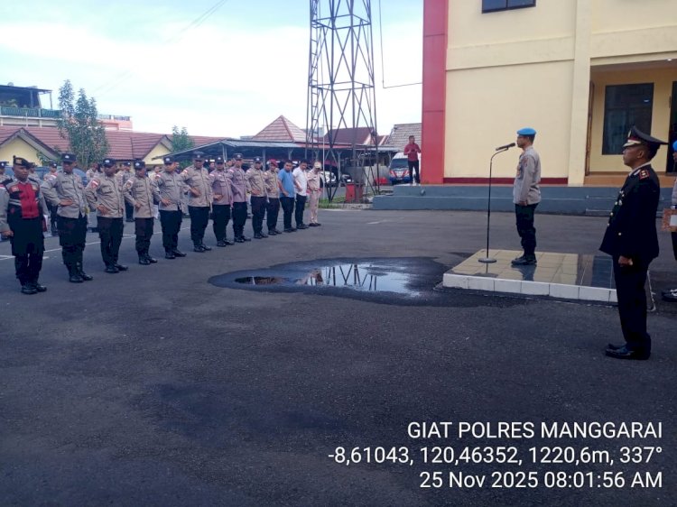 KASI PROPAM POLRES MANGGARAI SOSIALISASIKAN LARANGAN GAYA HIDUP HEDON BAGI PNPP