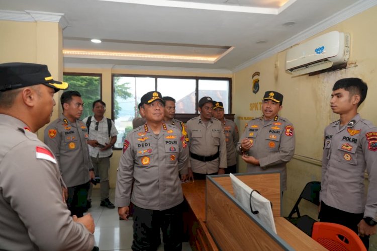WAKAPOLRI MENYAPA PERSONEL POLRES FLORES TIMUR, TEKANKAN STANDAR LAYANAN 110 & PAMAPTA MERATA NASIONAL*
