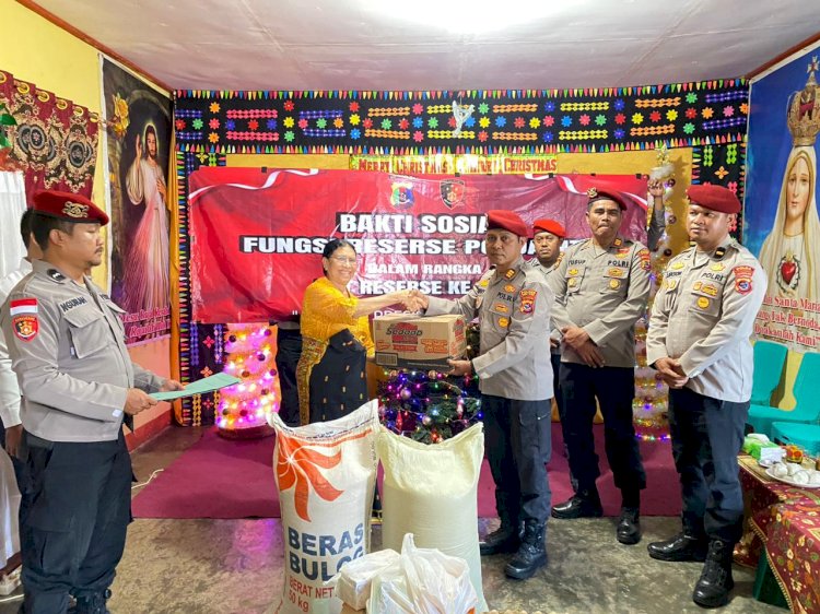 Satreskrim Polres Manggarai Gelar Bhakti Sosial dalam Rangka Hari Bhakti Reserse Polri ke-78