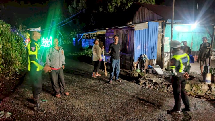 Polres Manggarai Gelar Patroli Malam Antisipasi Balap Liar dan Parkir Liar