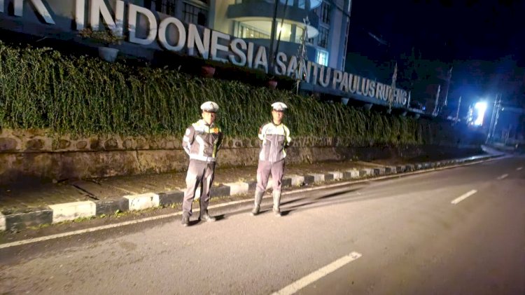 Polres Manggarai Gelar Patroli Malam Antisipasi Balap Liar dan Parkir Liar