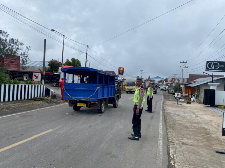 Sat Lantas Polres Manggarai Laksanakan Patroli KRYD dan PAMTURLALIN di Kota Ruteng