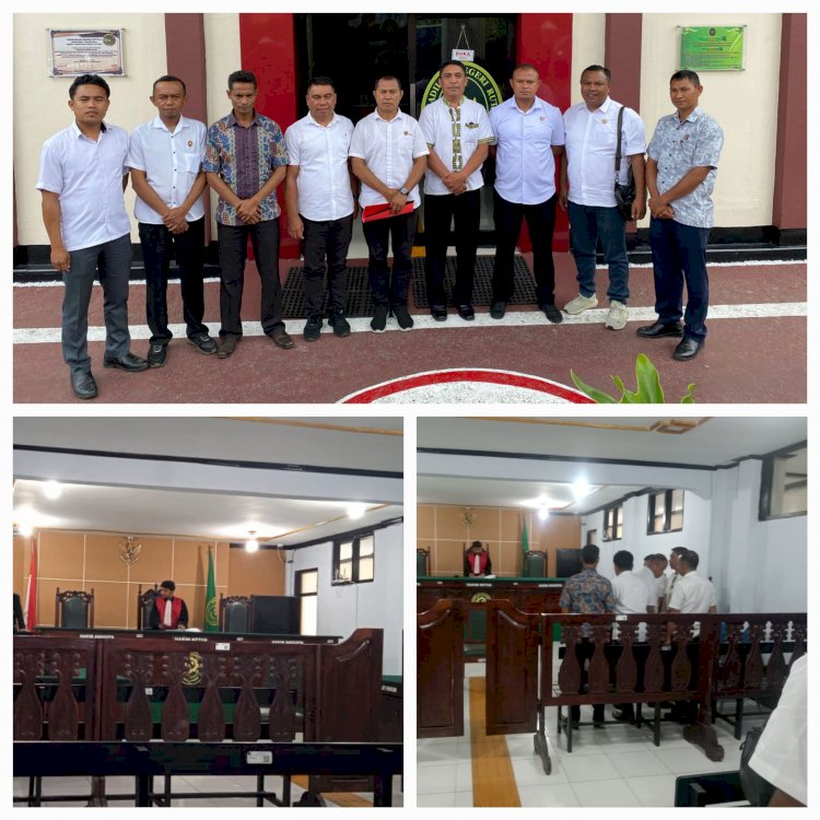 SIKUM BERSAMA TIM HUKUM POLRES MANGGARAI MENANGKAN GUGATAN PRAPERADILAN, PENETAPAN TERSANGKA KASUS BBM DINYATAKAN SESUAI PROSEDUR