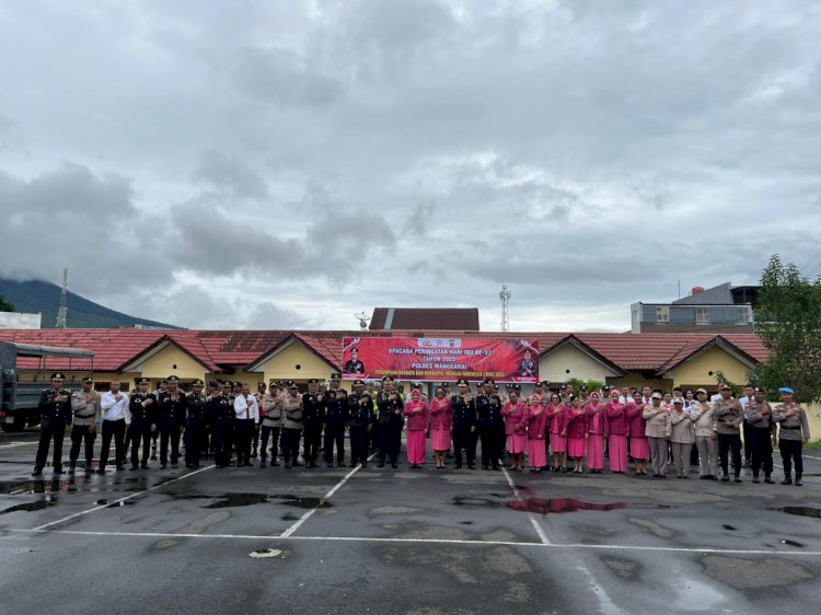 POLRES MANGGARAI GELAR UPACARA PERINGATAN HARI IBU KE-97 TAHUN 2025