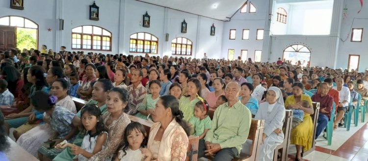 Rangkaian Ibadah Natal 2025 di Wilayah Hukum Polres Manggarai Berjalan Aman dan Kondusif