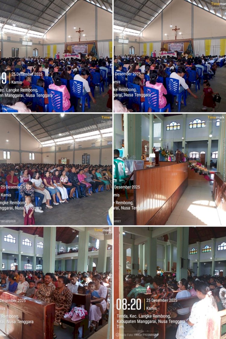 Perayaan Ibadah Natal 2025 Berjalan Aman dan Kondusif, Berbagai Pihak Sampaikan Terima Kasih kepada Polres Manggarai