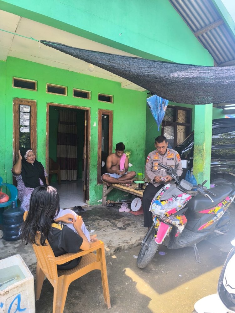 Kasat Polairud Polres Manggarai Laksanakan Sambang dan Himbauan Kamtibmas di Wilayah Pesisir Reo