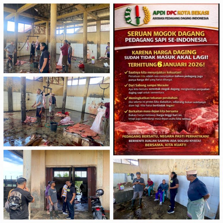 POLRES MANGGARAI LAKUKAN LANGKAH PERSUASIF TERKAIT SERUAN MOGOK DAGANG PEDAGANG SAPI SE-INDONESIA