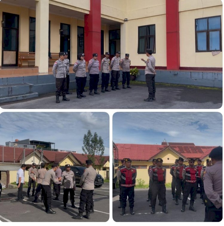 Awal Tahun, Polres Manggarai Gelar Apel Fungsi guna Tingkatkan Kinerja dan Pengawasan Personel