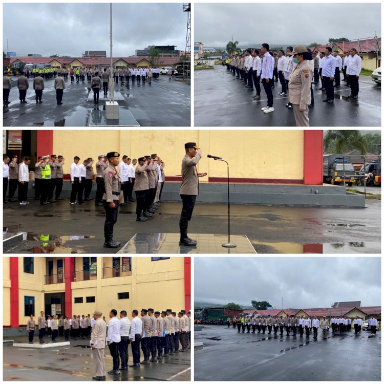 Apel Perdana Kapolres Manggarai, Tekankan Soliditas dan Pelaksanaan Tugas Sesuai Tupoksi