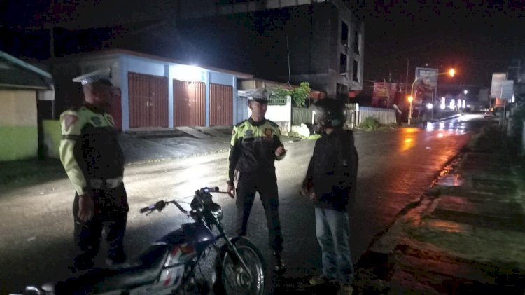 Polres Manggarai Gelar Patroli Malam Antisipasi Balap Liar dan Laka Lantas