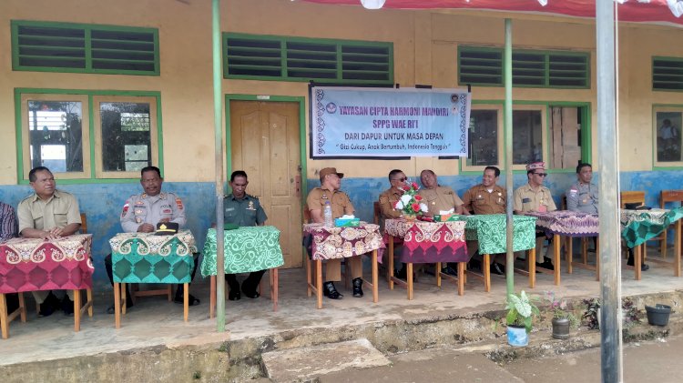 Polres Manggarai Hadiri Launching Program MBG Wae Ri’i