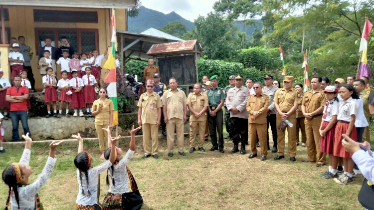 Polres Manggarai Hadiri Launching Program MBG Wae Ri’i