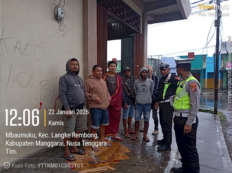 GIAT PATROLI KRYD, PAMTURLALIN, DAN HIMBAUAN KAMSELTIBCAR LANTAS DI KOTA RUTENG