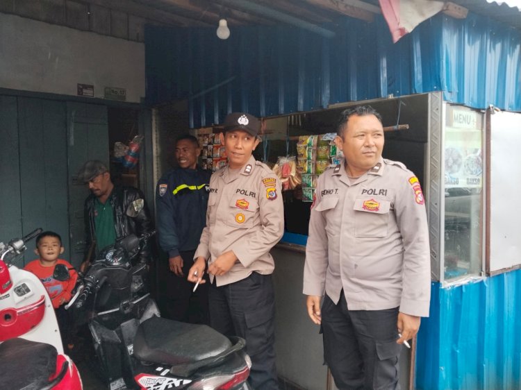 Viral Manusia Silver di Media Sosial, Sat Binmas Polres Manggarai Lakukan Langkah Preemtif Edukatif