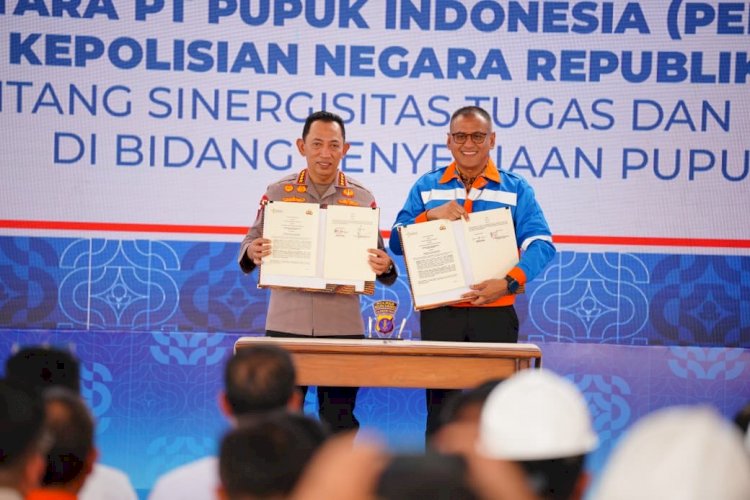 Kapolri MoU dengan PT Pupuk Indonesia Terkait Distribusi: Agar Tepat Sasaran